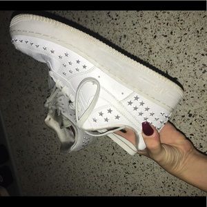 nike airforces star studded